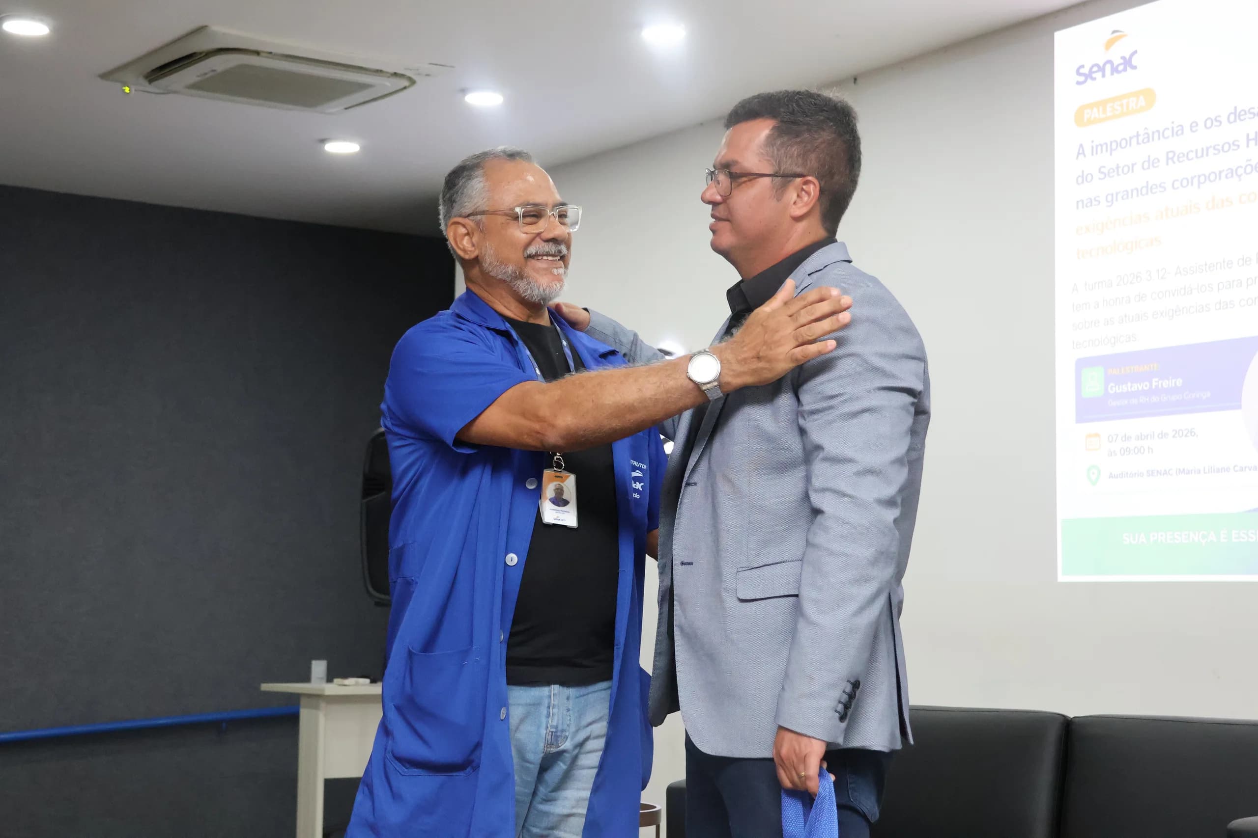 (Fotos) Palestra Gustavo Freire na Unidade Agreste - Grupo Coringa