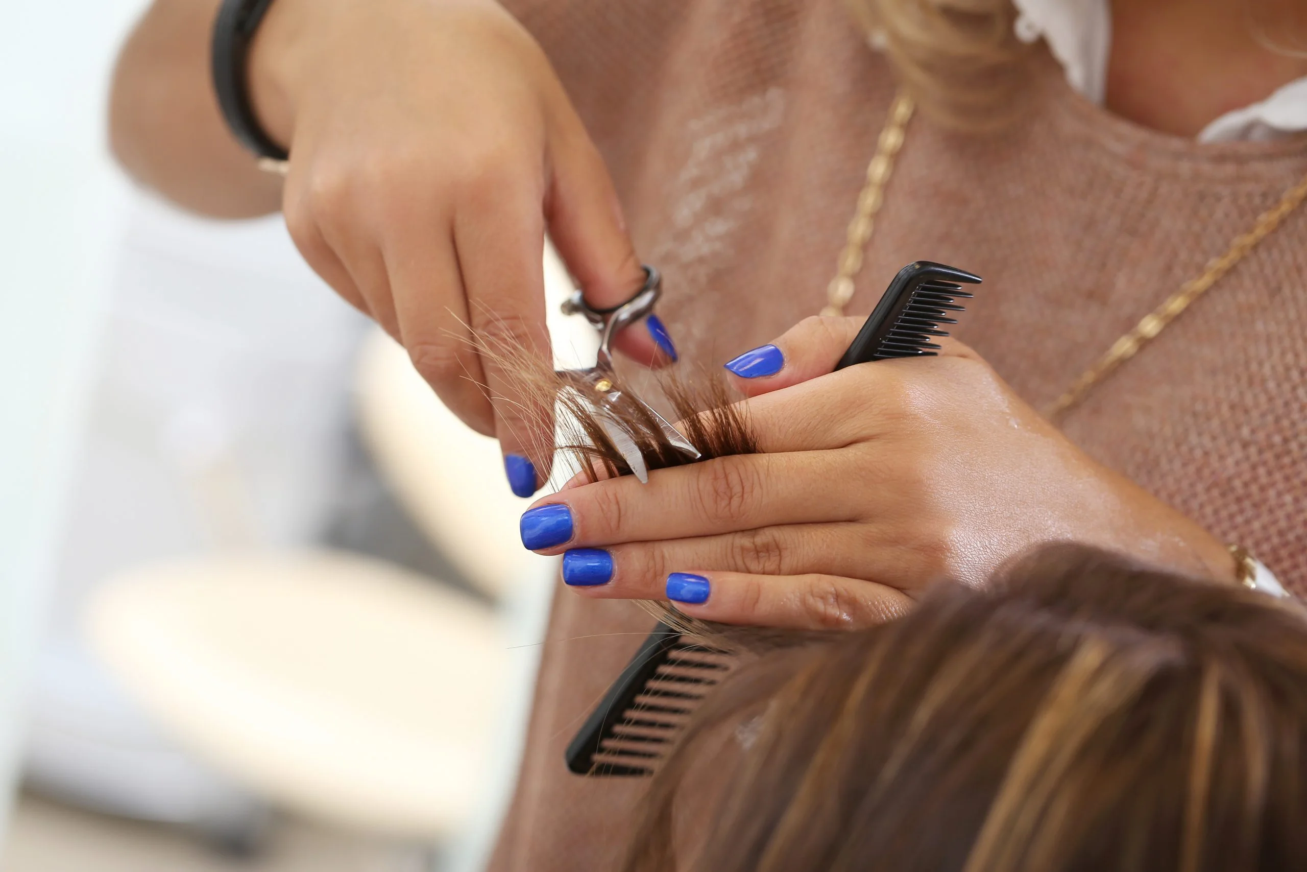 Beaty, hairstyle. Hairdresser salon